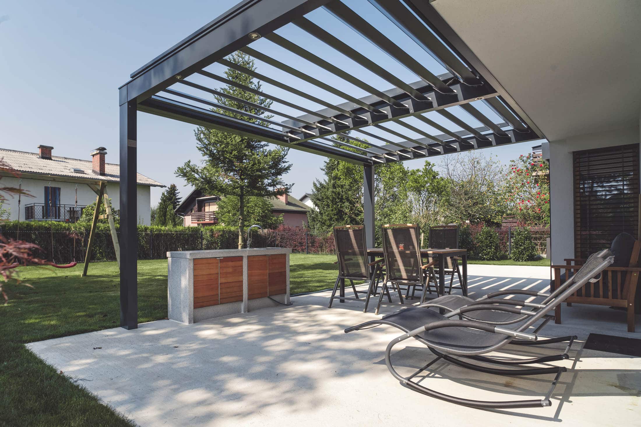 Terrase avec Pergola