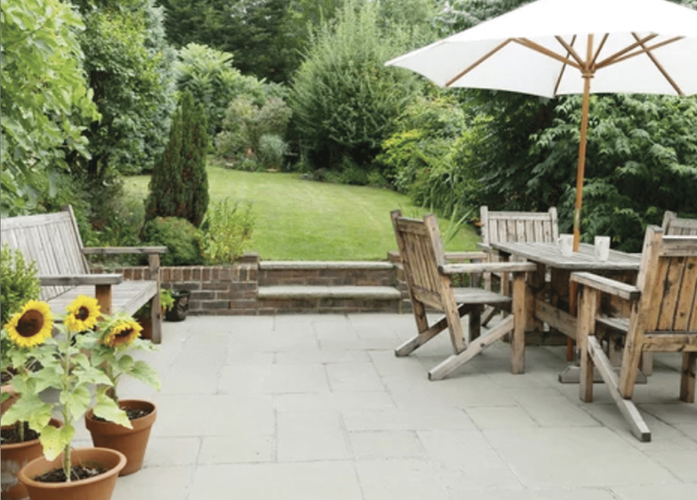 Terrasse en pavage