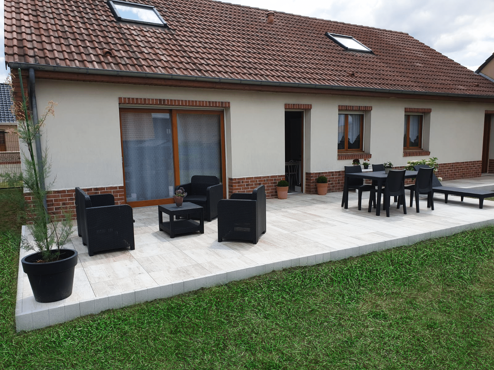 Terrasse - dalles- Saint Benoit - Poitiers